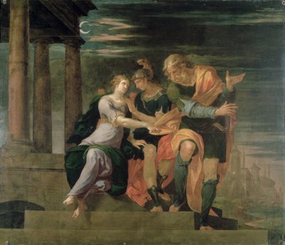 Das Treffen von Theagenes und Chariclea, aus dem Salon Louis XIII von Ambroise Dubois
